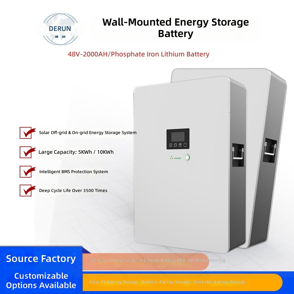 Solar Generator - 工場直販 大容量48V200Ah壁掛け式リチウム電池 ソーラーホームエネルギー貯蔵発電システム
