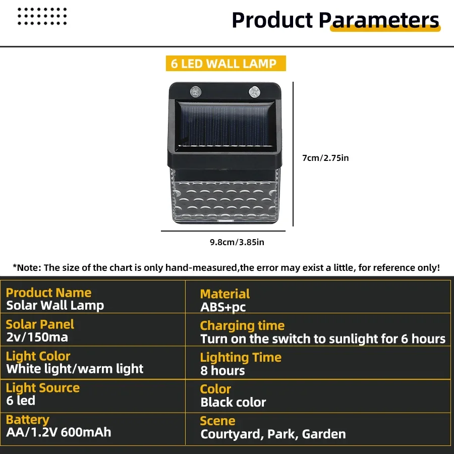 LED ソーラーライト PIR モーションセンサーウォールラ - Solar Lamp のレビューと価格