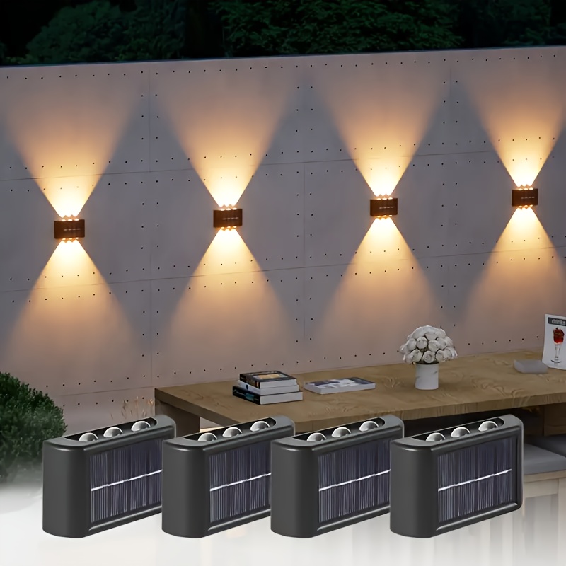 LEDソーラーライト 屋外防水 ソーラーウォールランプ 上下 - Solar Lamp のレビューと価格