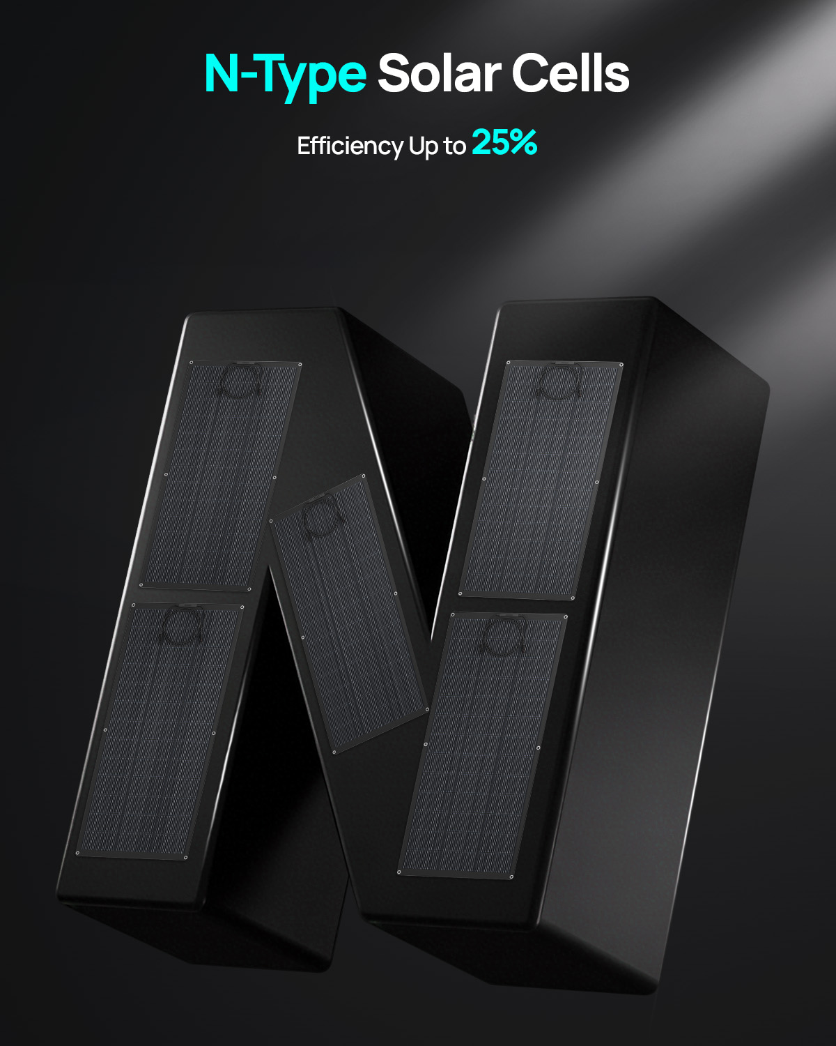 エコーウォルティ 2パック 200W フレキシブルHJTソー - Solar Panel 200W のレビューと価格