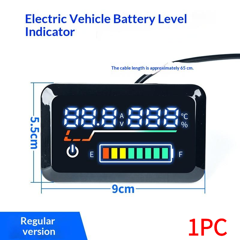 1個入り精密電圧計 デジタルバッテリー残量表示器 48V-7 - Energy Monitor Meter のレビューと価格