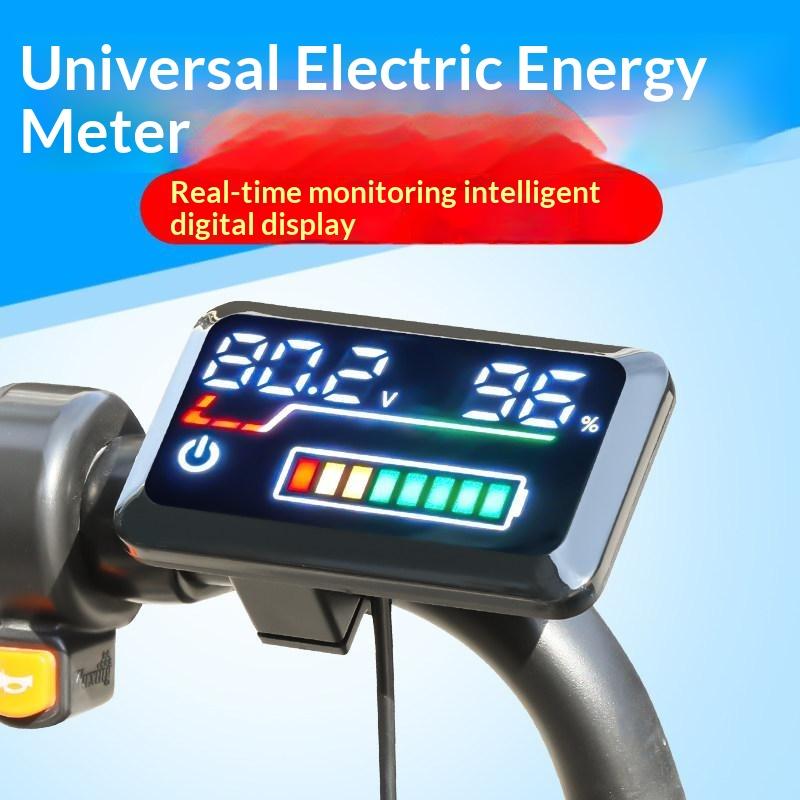 高精度電圧計、デジタルバッテリー残量表示器、48V～72V対 - Energy Monitor Meter のレビューと価格