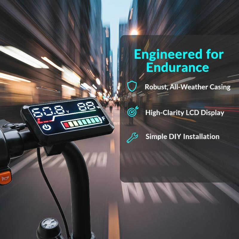 高精度電圧計、デジタルバッテリー残量表示器、48V～72V対 - Energy Monitor Meter のレビューと価格