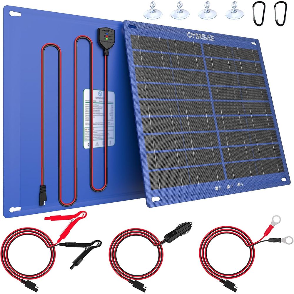 30W ソーラーカーバッテリー充電器 ポータブル 12V ト - Solar Panel のレビューと価格