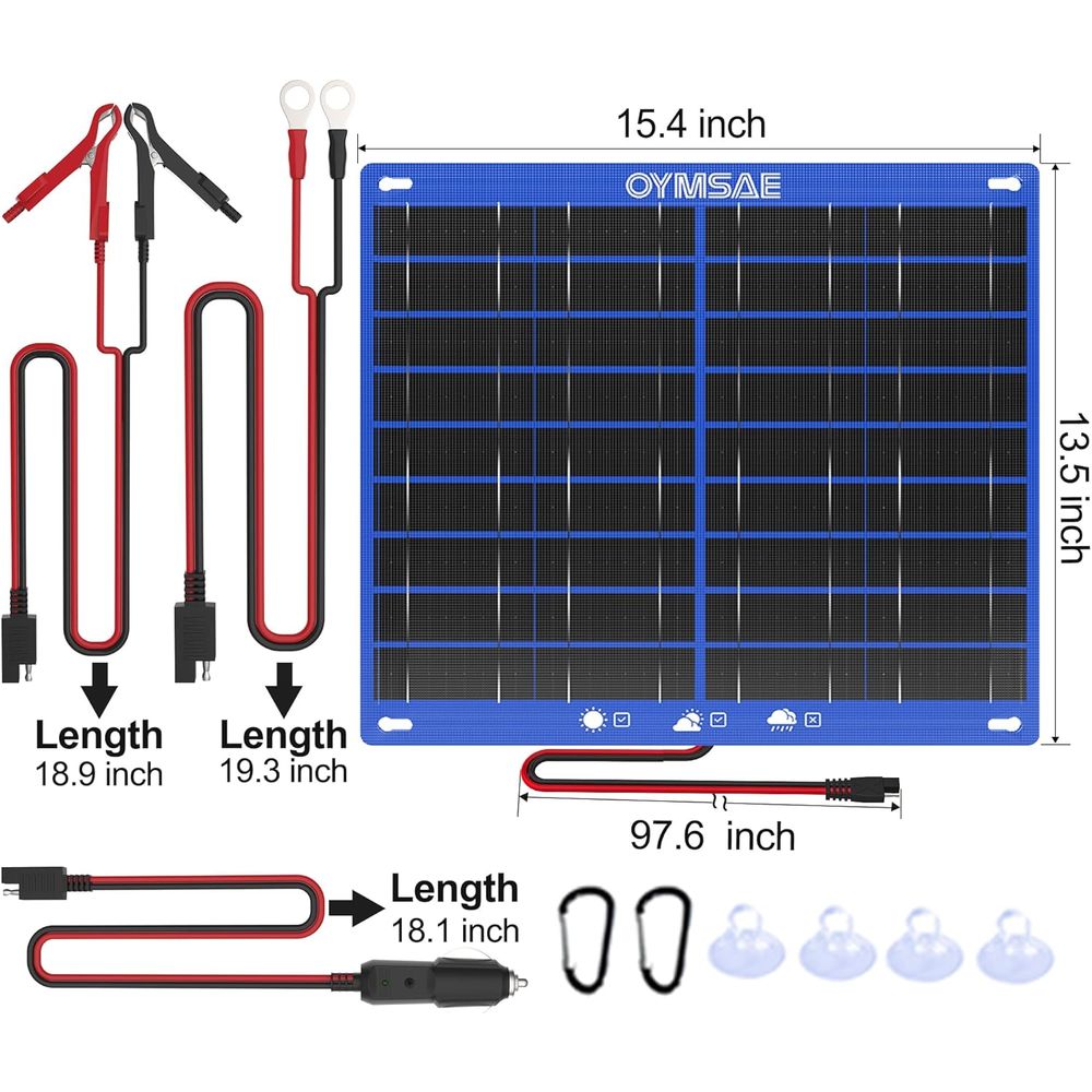 30W ソーラーカーバッテリー充電器 ポータブル 12V ト - Solar Panel のレビューと価格