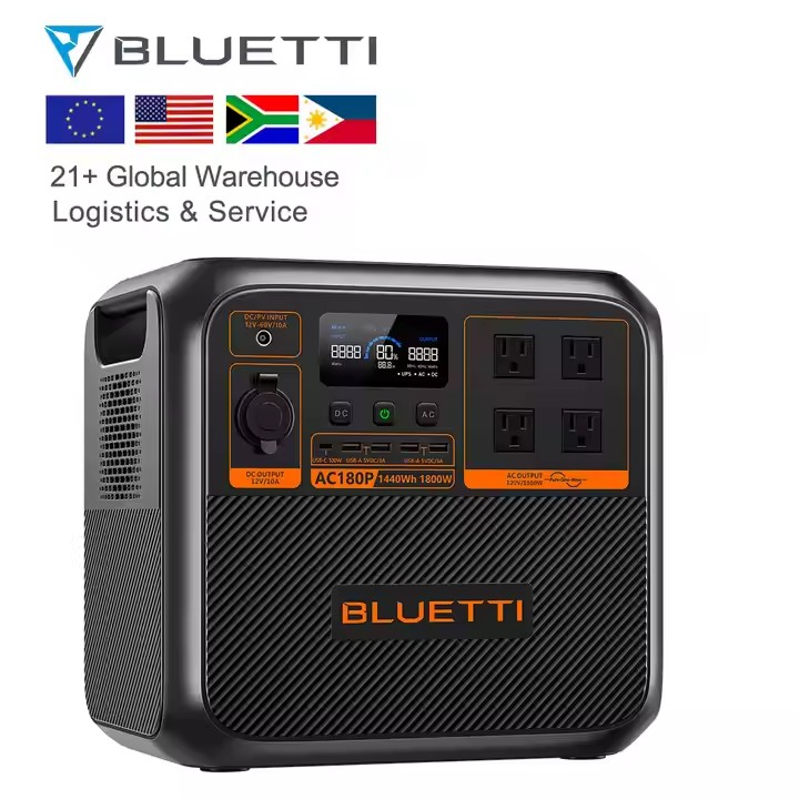 Bluett=i ポータブルソーラー発電機 AC180P 1 - Solar Generator のレビューと価格