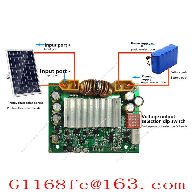 MPPTソーラー充電システムコントローラーモジュール、最大電 - Charge Controller Solar のレビューと価格