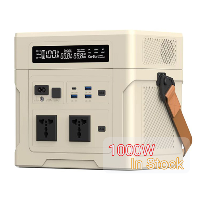 1000W 902.4Wh充電式ポータブル発電機 ソーラーパ - Solar Generator のレビューと価格