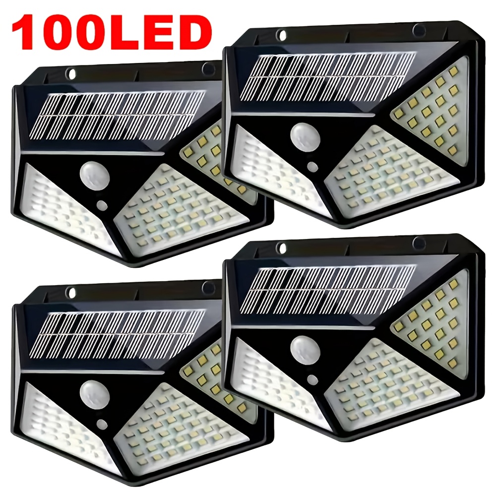 100LED屋外ソーラーガーデンライト、屋外モーションセンサ - Solar Lamp のレビューと価格