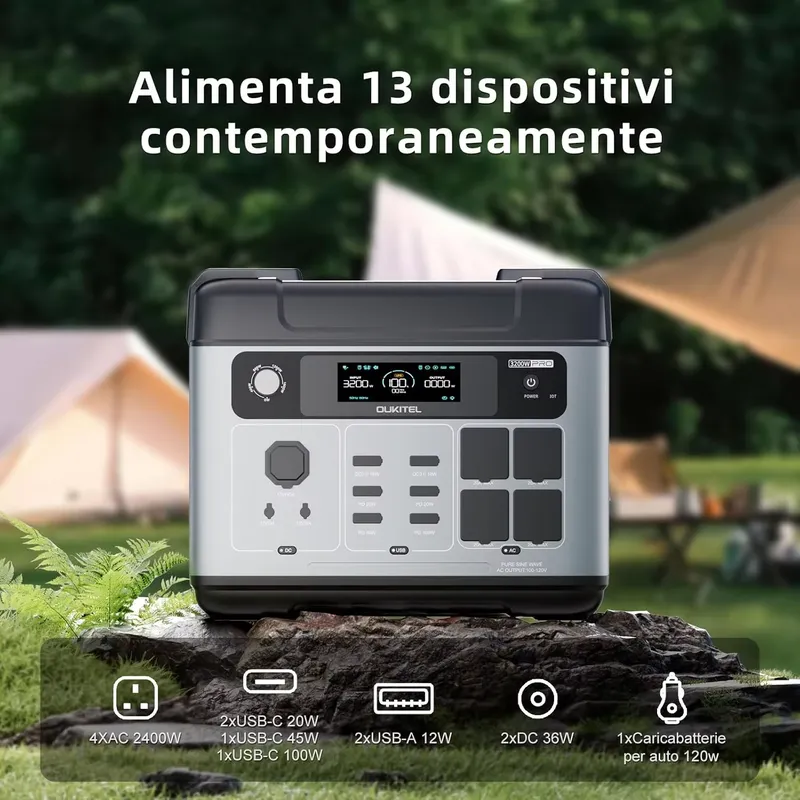 2026OUKITEL P2001 PLUS 2048Wh  - Solar Generator のレビューと価格