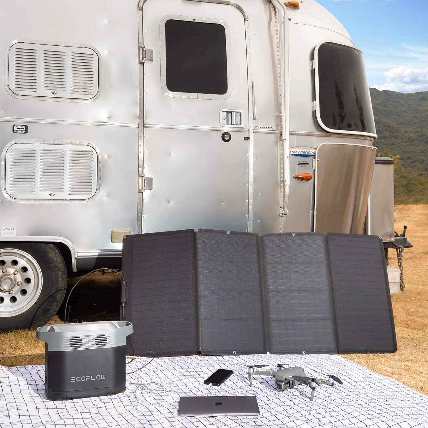 160ワット折りたたみ式ソーラーパネルポータブル電源調整可能 - Solar Panel のレビューと価格